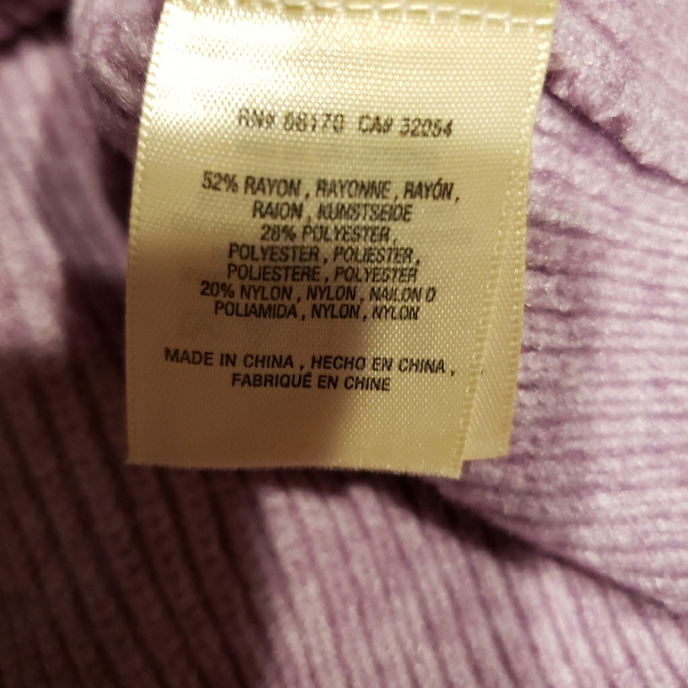 Anthropologie Moth SZ S Lavender Sweater - Picture 3 of 4